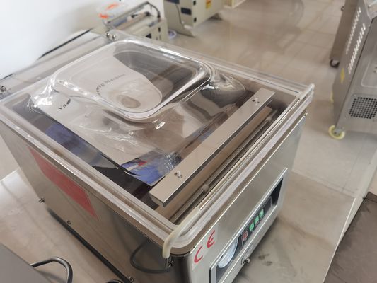 Machine d'étanchéité sous vide de table pour emballage alimentaire de viande végétale