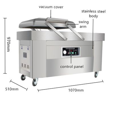 Machine d'étanchéité sous vide pour aliments lourds avec certificat CE et autres caractéristiques avancées