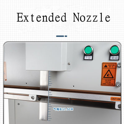 Machine d'emballage à vide verticale à poudre de farine de céréales de 700 mm avec buse