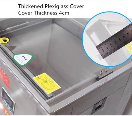 Machine d'emballage sous vide en forme de riz à double face de 200 kg de capacité