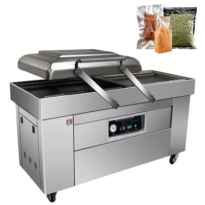 Machine de scellage sous vide automatique de légumes surgelés à double chambre