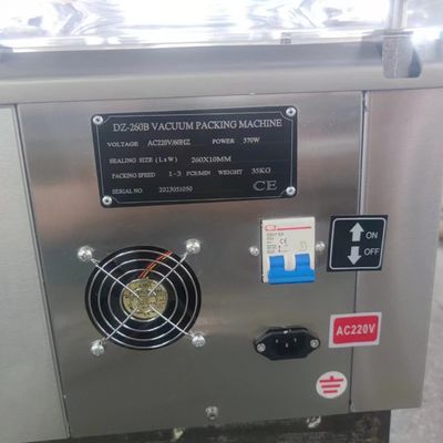 Emballage en plastique Sélecteur sous vide à chambre unique pour fromage, poisson sec, kimchi, thé, café