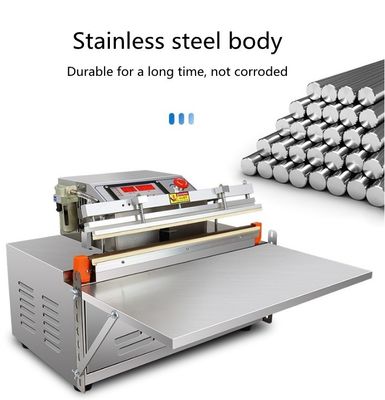 Machine d'emballage sous vide à pompage externe de qualité commerciale pour les légumes et les fruits de mer