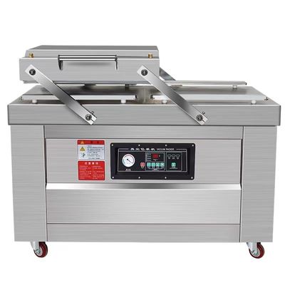 DZ500 Sélecteur sous vide à double chambre en acier inoxydable 201 pour emballage sous vide de viande et de bœuf