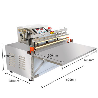 Machine d'emballage à vide professionnelle verticale externe 1000 mm, pompe à 20 m3/h pour aliments