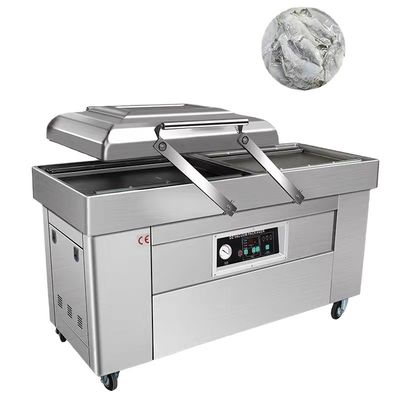 900W 220V Double chambre de la viande sous vide scellant pour la machine industrielle d'emballage alimentaire