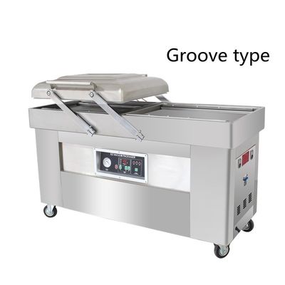 900W 220V Double chambre de la viande sous vide scellant pour la machine industrielle d'emballage alimentaire