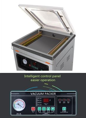 Machine d'emballage sous vide en acier inoxydable DZ 400 pour les pommes de terre d'ail, les aliments, la viande, le poisson et le fromage