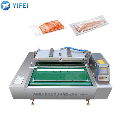 Machine d'étanchéité sous vide à bande de convoyeur pour l'emballage textile et alimentaire avec une largeur d'étanchéité de 10 mm