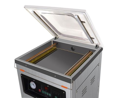 Machine d'emballage sous vide à sacs en plastique à chambre unique pour le riz, le poisson, le maïs et l'arachide