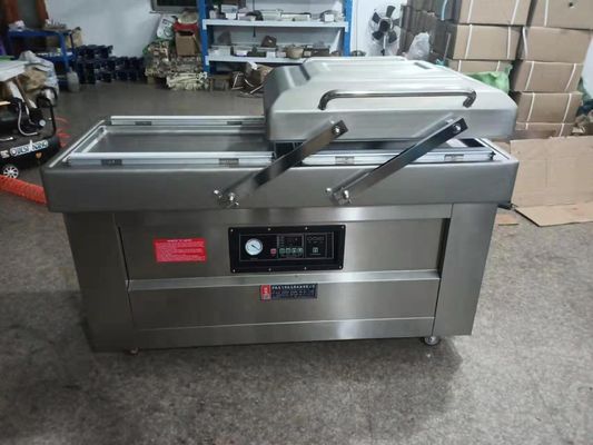 DZ 400 500 600 Sélecteur à vide à double chambre semi-automatique pour sacs en plastique pour viande et aliments