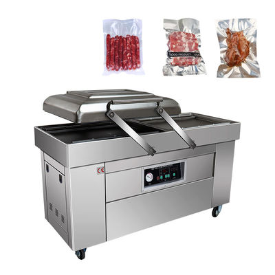 DZ 400 500 600 Sélecteur à vide à double chambre semi-automatique pour sacs en plastique pour viande et aliments