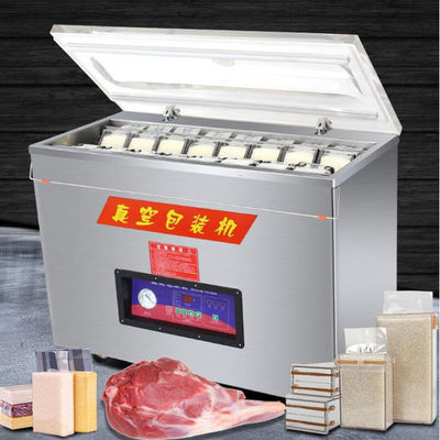 Machine d'emballage sous vide semi-automatique à grande taille de grains de millet de riz à 900 W de puissance moteur
