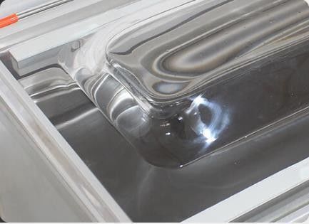 Machine d'emballage sous vide semi-automatique à grande taille de grains de millet de riz à 900 W de puissance moteur