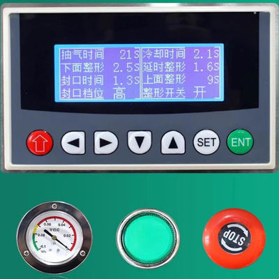 Machine de scellage sous vide à double face pour les haricots industriels Emballage de riz
