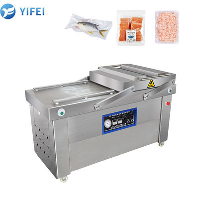 Machine d'emballage sous vide à double chambre pour la viande de saucisse et les aliments à base de mozzarella 140*75*94cm