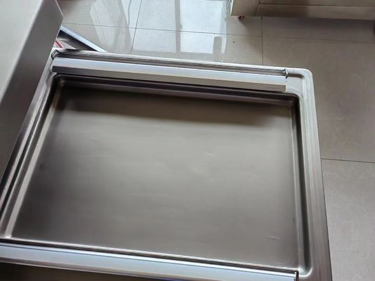 Machine de scellage à double chambre à vide pour emballage d'aliments à base de matériaux