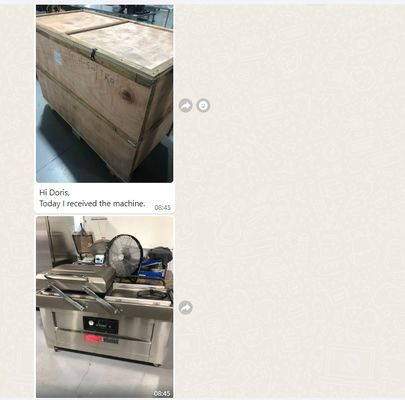 Étancheur à vide à double chambre commercial DZ600 pour l'emballage des farines en poudre, du sucre et des graines