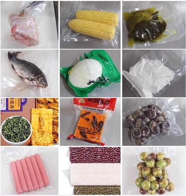 2Pc étancheur à bande d'étanchéité sous vide pour les aliments Noix Snack viande de bœuf fromage chambre en acier inoxydable