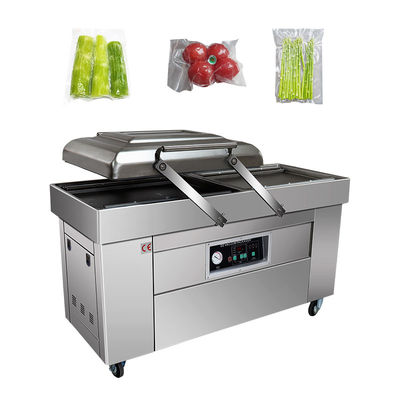 Machine à emballer sous vide à double chambre pour la distribution de fromages à billes et de fromages râpés