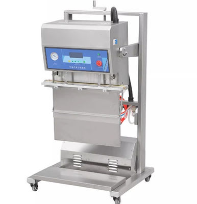 Machine d'étanchéité sous vide alimentaire avec conception pneumatique verticale largeur d'étanchéité 10 mm 85 kg