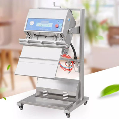 Machine d'étanchéité sous vide alimentaire avec conception pneumatique verticale largeur d'étanchéité 10 mm 85 kg