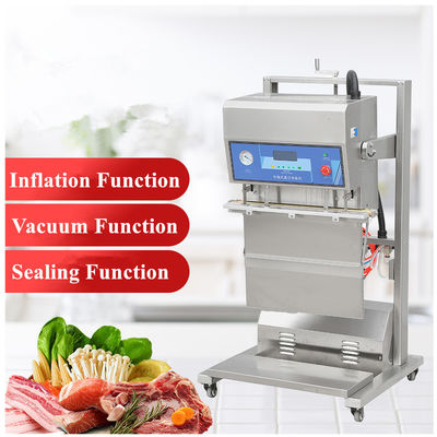 950W puissance verticale en plastique gros sac scellant machine d'emballage sous vide pneumatique externe