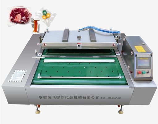 Étancheur à vide à bande de transport 380V pour la transformation industrielle de viande, légumes et poissons