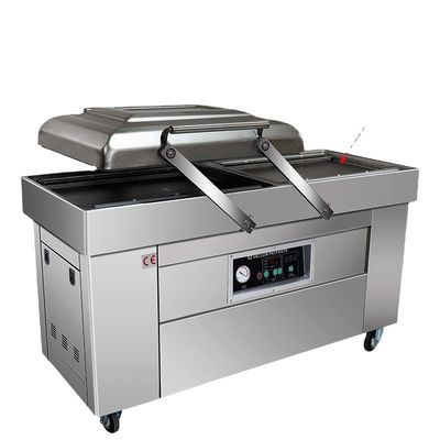 Machine à emballer sous vide à double chambre pour la viande de choucroute, la viande de poisson, les dates 1070*540*970mm Taille
