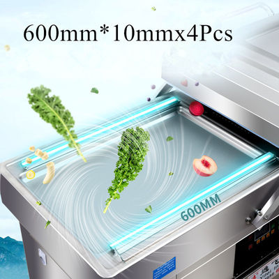 Machine à sceller les emballages sous vide à double chambre à six mémoires pour les emballages alimentaires