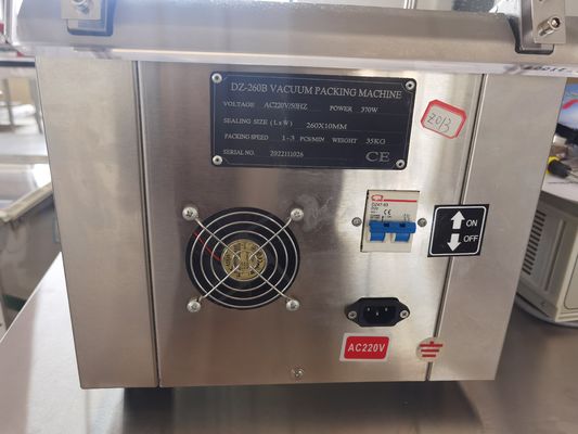 Appareil d'emballage sous vide à chambre unique pour les aliments dans les hôtels électrique