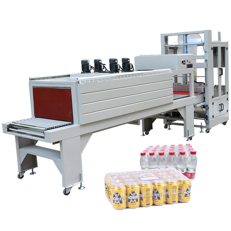 Machine automatique de rétrécissement de film PE pour bière boissons eau minérale Voltage 220V/380V