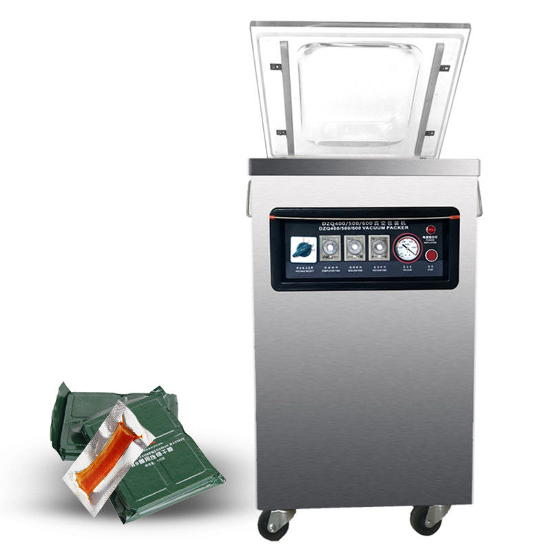 Emballage en bois Machine d'emballage sous vide à chambre unique pour les produits alimentaires commerciaux 540*490*940mm