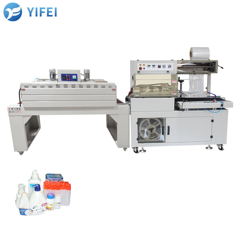 450L tasses de papier industriel POF PVC PE film enveloppé machine d'emballage à rétrécissement thermique pour les hôtels