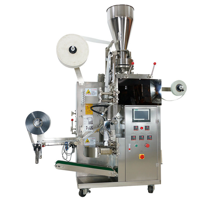 Machine automatique pour l'emballage de petits sacs de thé intérieurs et extérieurs pour le thé à granules de feuilles cassées