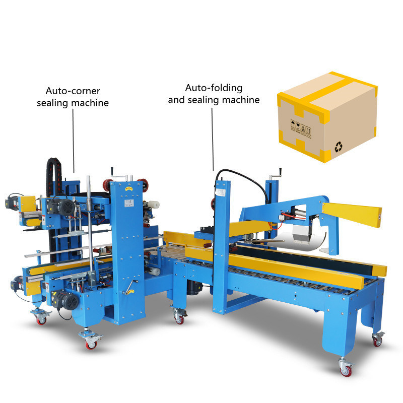 Machine d'étanchéité électrique à boîtes de carton casse-érigateur à volets pliants pour ligne de production