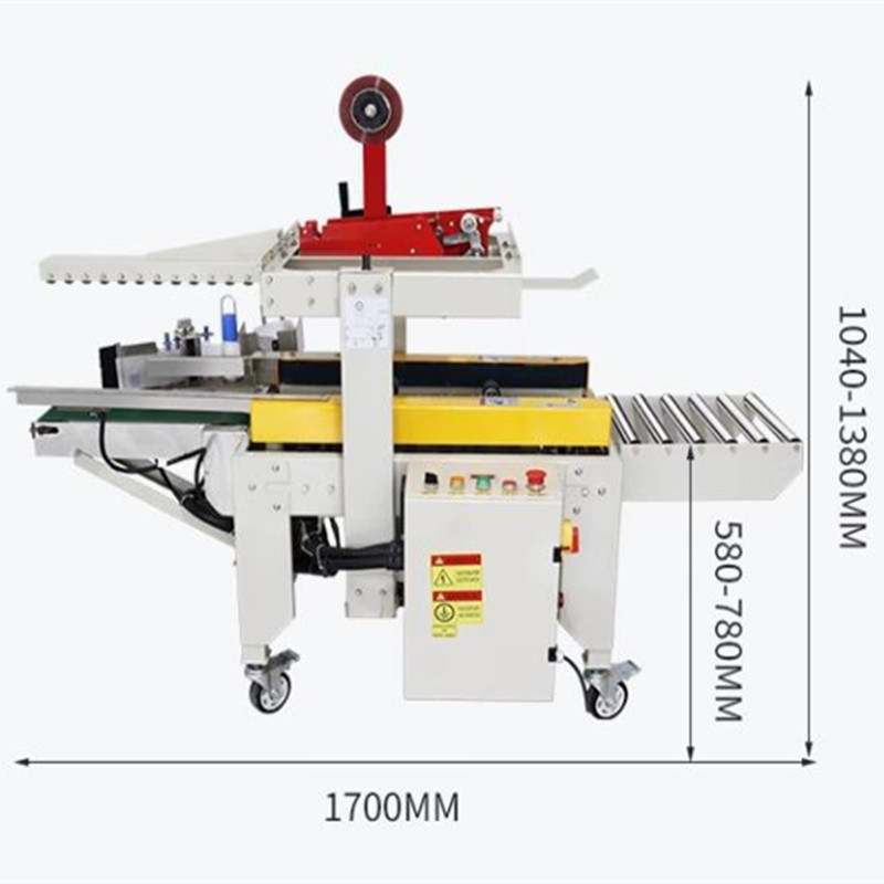 Machine polyvalente d'étanchéité et d'étiquetage des cartons pour l'emballage Appliquez la longueur du carton≥130 mm