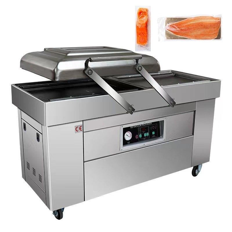 Machines d'emballage sous vide à double chambe DZ-400/2SB pour emballage à base de sandwichs de riz