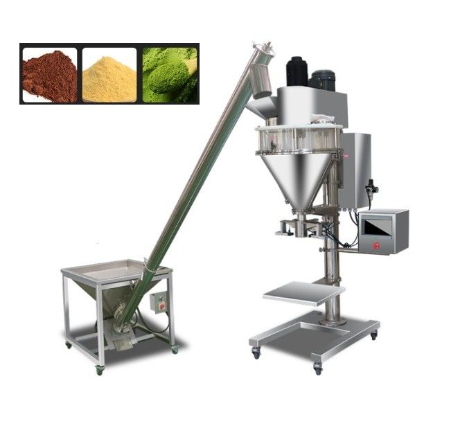Machine électrique semi-automatique de remplissage de poudre à auger pour la farine de café, le piment, le détergent, le lait en poudre, les produits chimiques alimentaires 220V