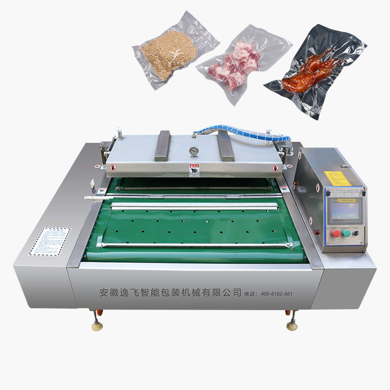 Machine d'étanchéité sous vide à double bande transporteuse DZ 1000S 1100S pour un fonctionnement facile