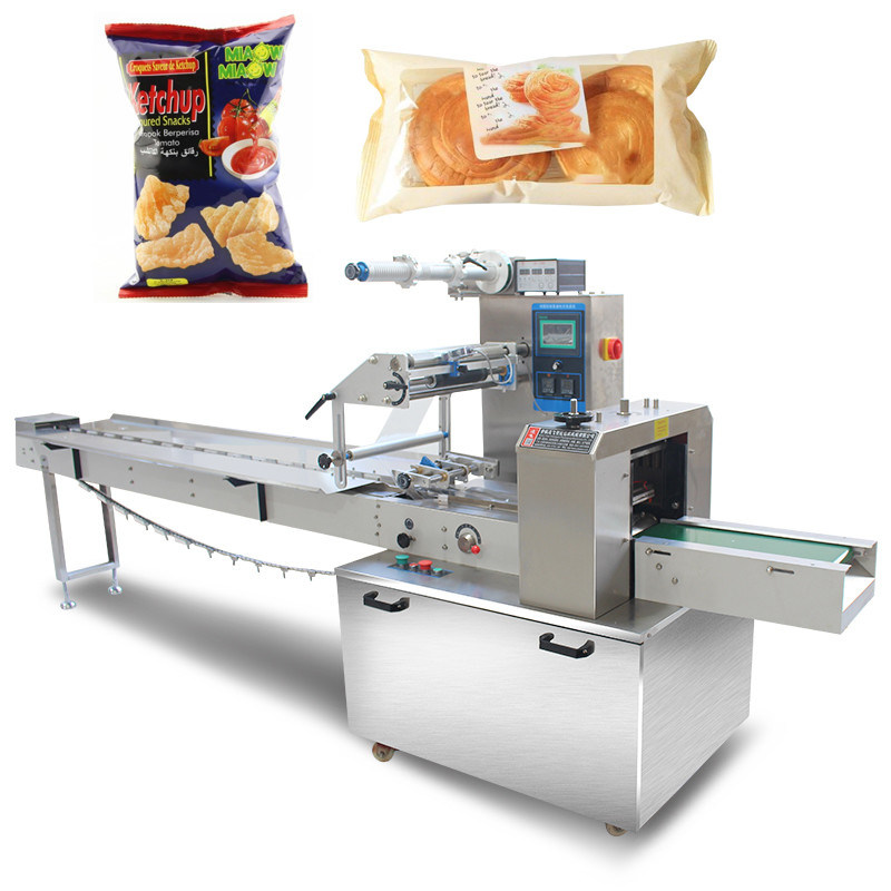 Machine automatique d'emballage de sacs d'oreiller pour les fruits
