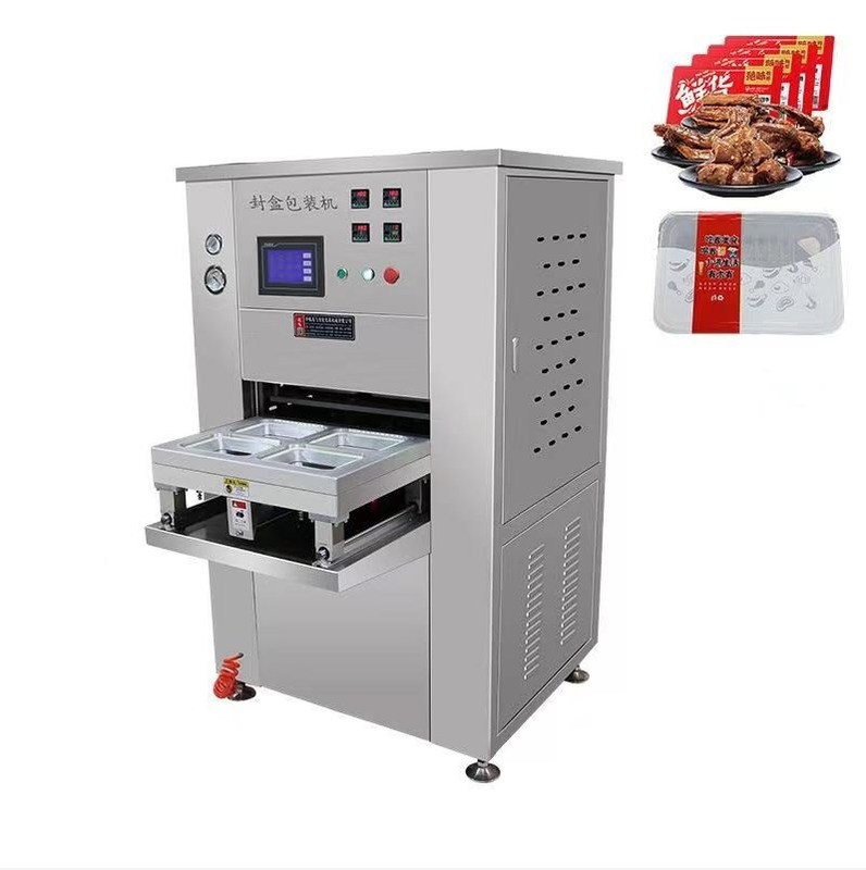 Type d'emballage Sacs étanche à vide automatique pour les aliments Emballage des repas dans une boîte à lunch