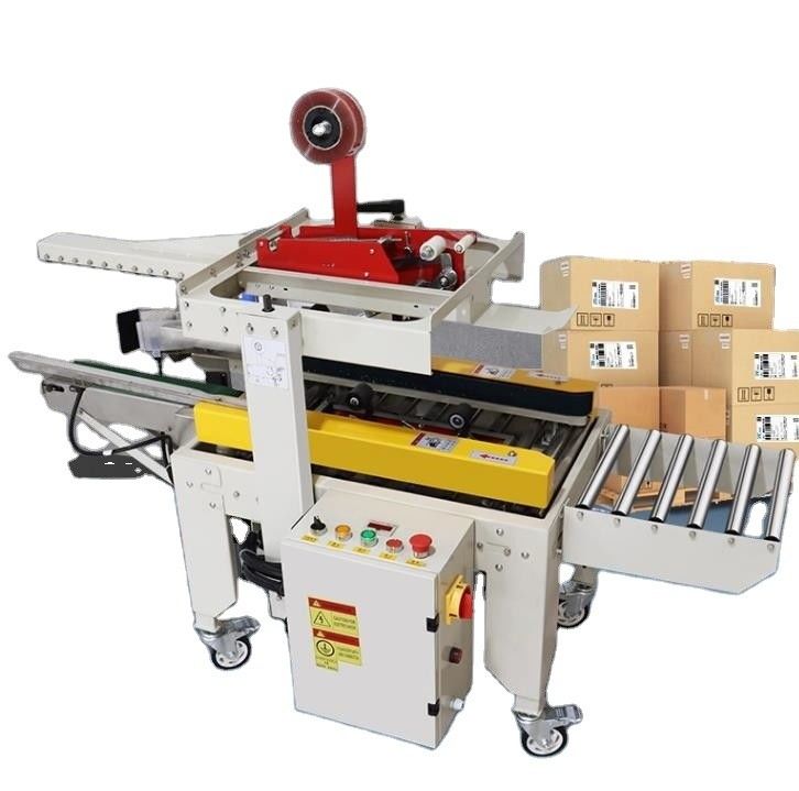 Machine d'étanchéité de carton à entraînement gauche et droit pour l'emballage Appliquez la hauteur du carton 90-420 mm