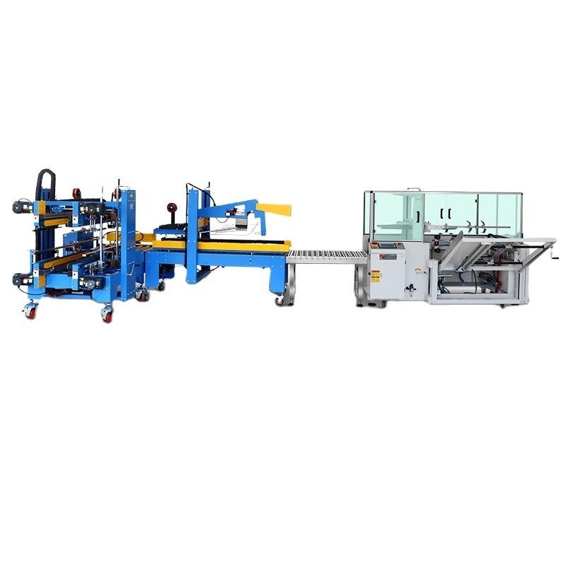 Machine automatique pneumatique pour l'érigation de boîtes en carton ondulé