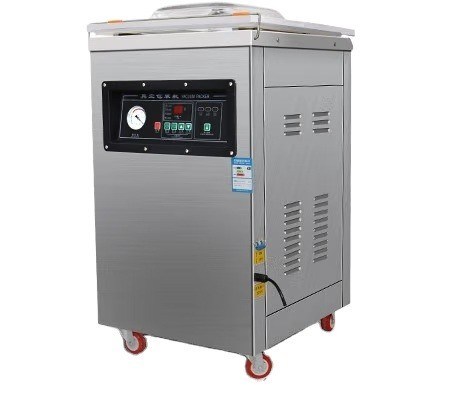 Machine automatique d'emballage sous vide pour les sacs d'emballage de crevettes séchées et de saumon fumé