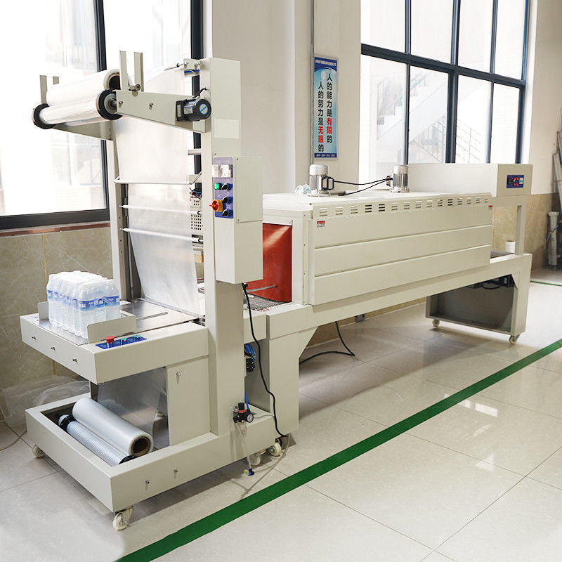 750 50 mm Hauteur de la table de travail Semi-automatique PET bouteille Rétrécissement machine d'emballage pour les bouteilles d'eau