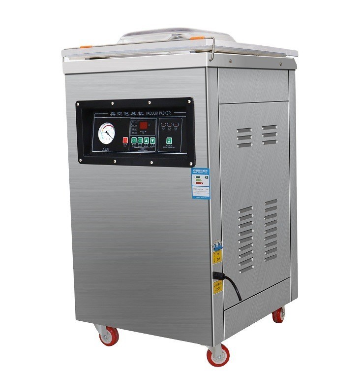 Machine à emballer sous vide à double chambre pour sacs à mozzarella margarine