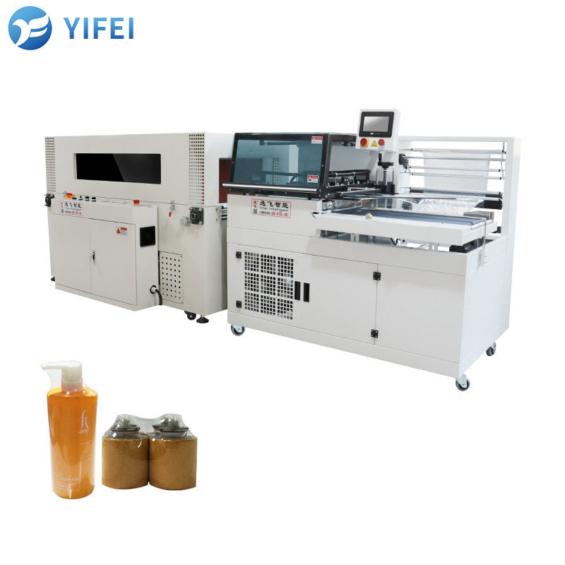 POF/PVC Film 450L 1350W L Bar Shrink Film Bag Wrapping Machine pour les solutions d'emballage