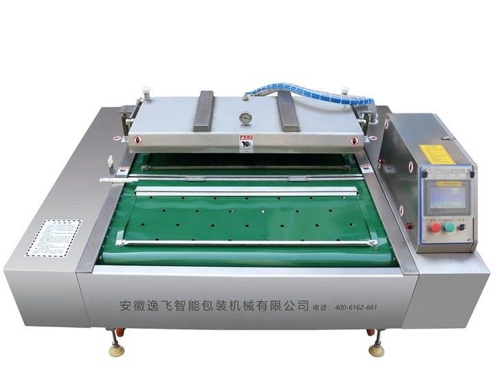 Machine d'emballage sous vide à rouleaux de type courroie continue pour chambre Taille 1125*440*100mm