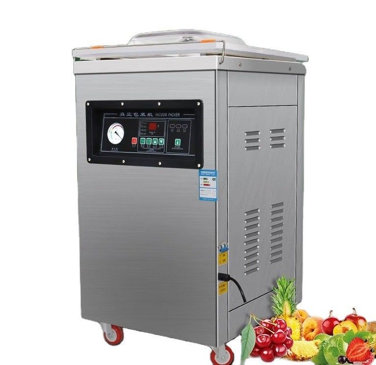 Machine d'emballage sous vide à sacs en plastique à chambre unique pour le riz, le poisson, le maïs et l'arachide
